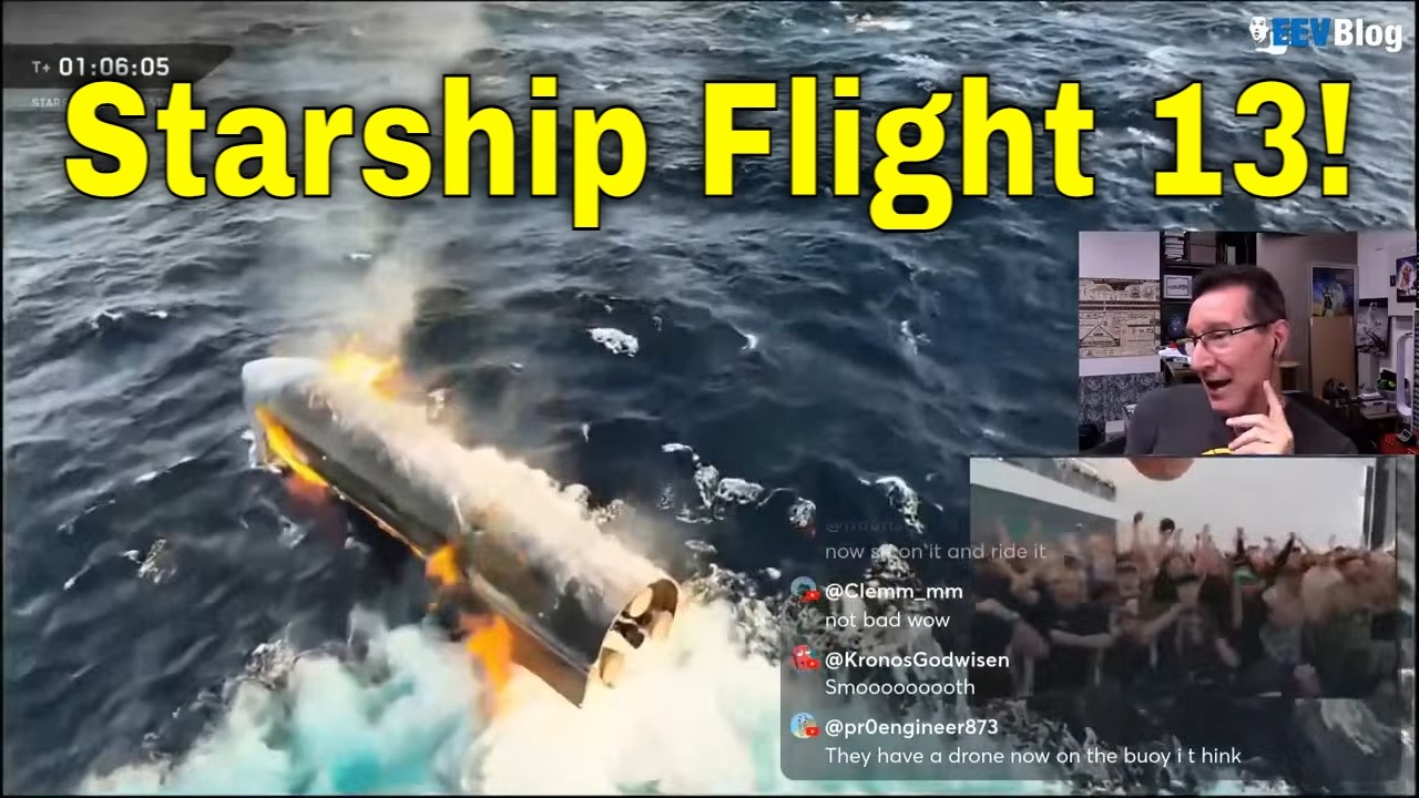 SpaceX Starship, полет 13 &mdash; Запуск + Зрелищная посадка! + РАЗГОВОРЫ