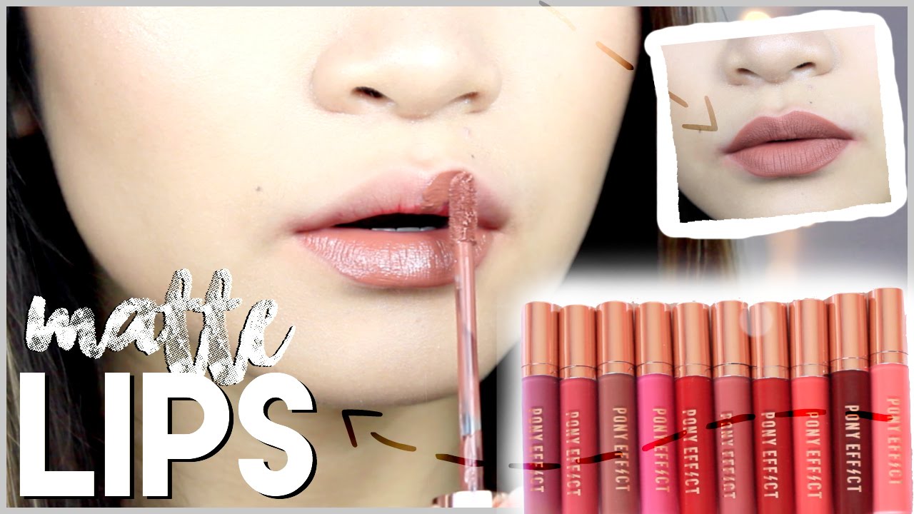 MATTE LIQUID LIPSTICKS ✘ Pony Effect Stay Fit Matte Lip Colors Review + Swatches