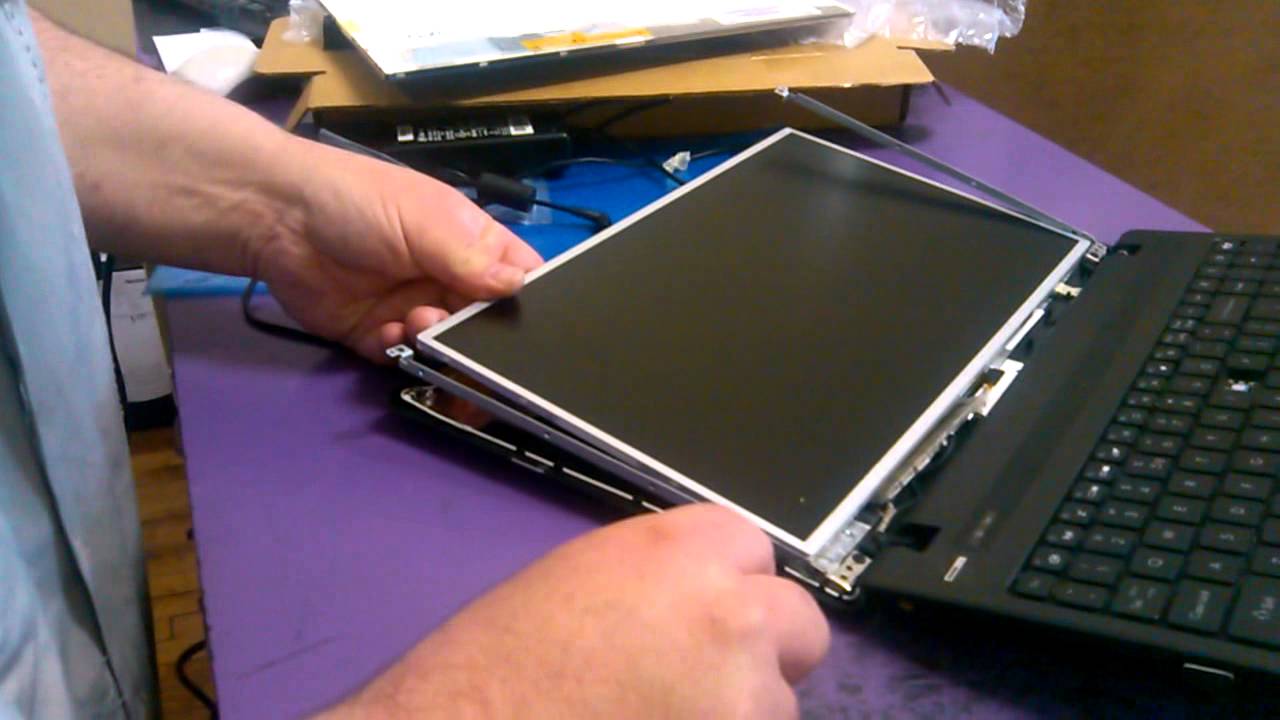 How to Replace LCD in Gateway PEW91 PEW-91 Laptop Led Conversion