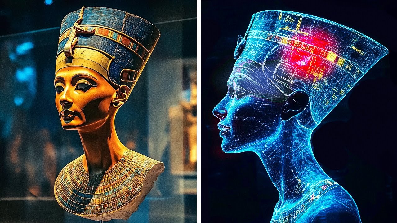 Promienie rentgenowskie właśnie odkryły TO wewnątrz popiersia Nefertiti