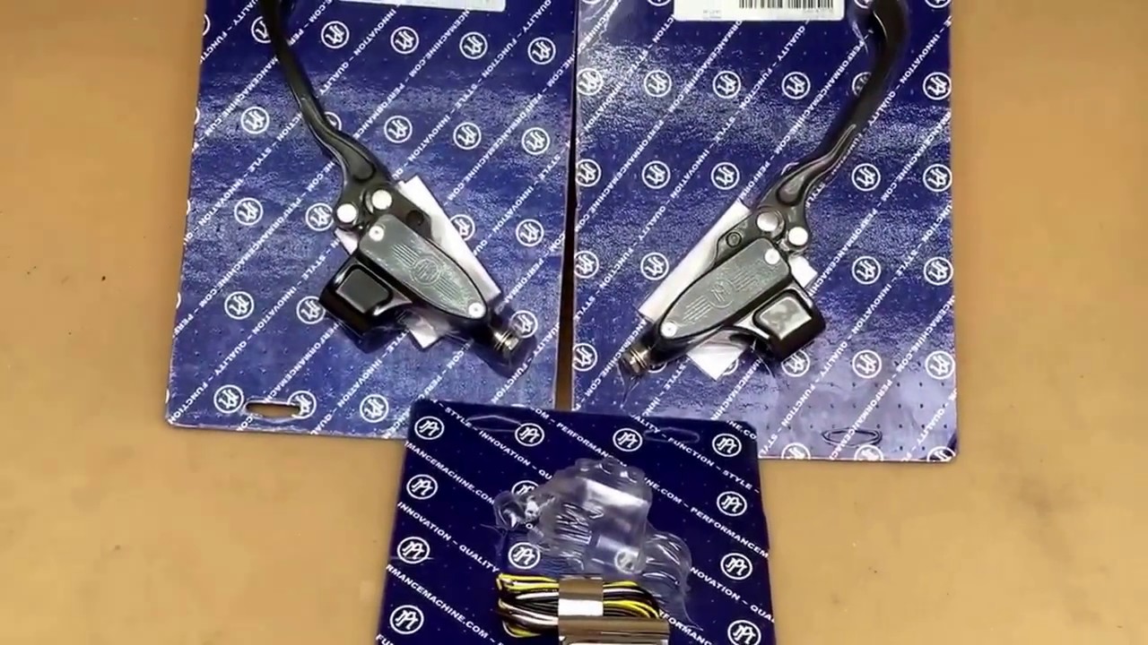 Performance machine contour master cylinder and brake black ops UK 01773835666 customcruisers.com.