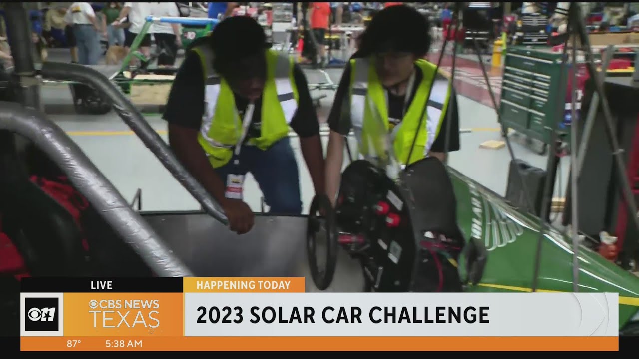 High schoolers compete in Solar Car Challenge