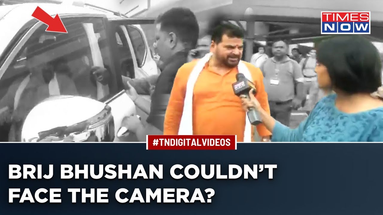 On Record: Sexual Harassment Accused Brij Bhushan Misbehaves With Times Now Reporter