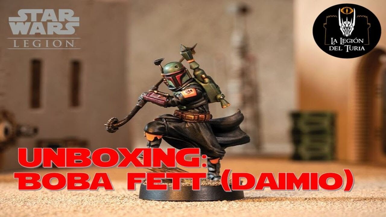 Star Wars Legion: Unboxing: Boba Fett (Daimio).