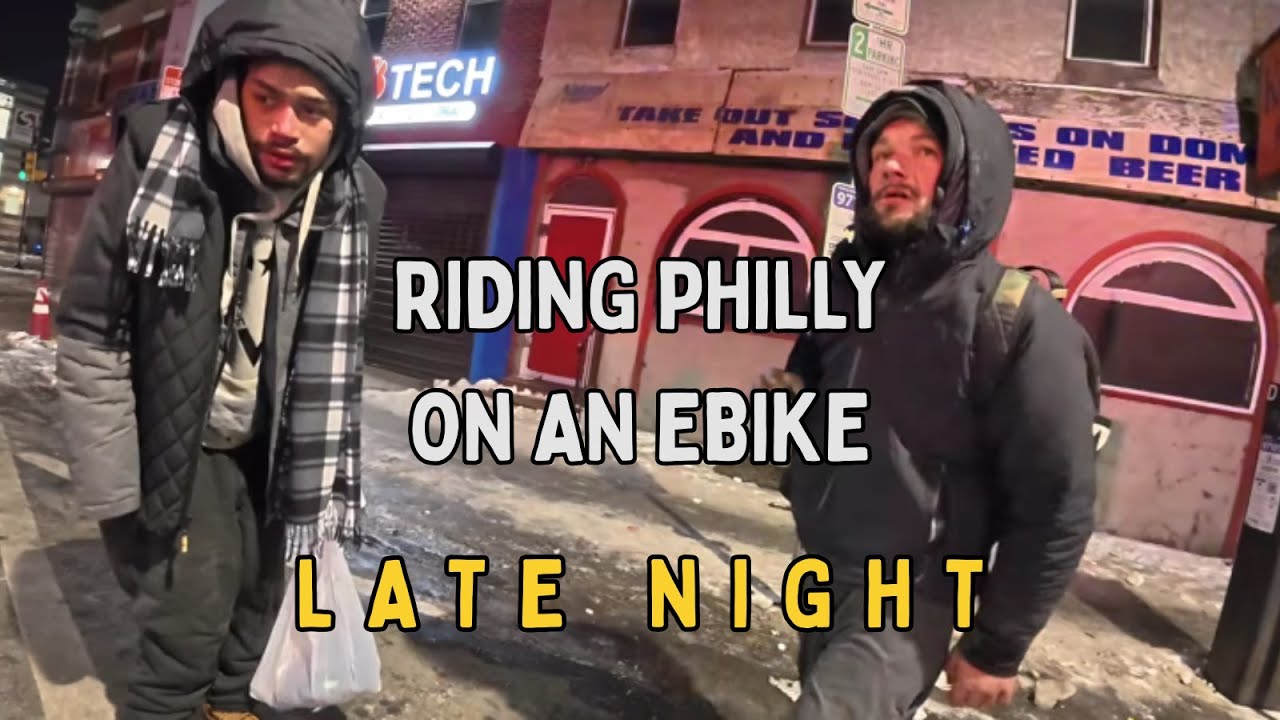 Riding Philly on an Ebike Late Night The Streets of Kensington