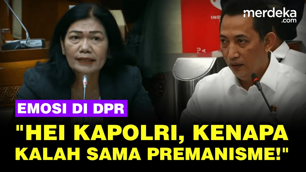 Advokat Emosi Tunjuk-Tunjuk di DPR Panggil Kapolri: Kenapa Kalah Sama Premanisme!