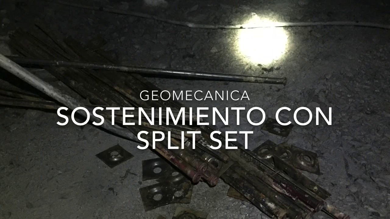 Geomecanica - Sostenimiento - Split Set