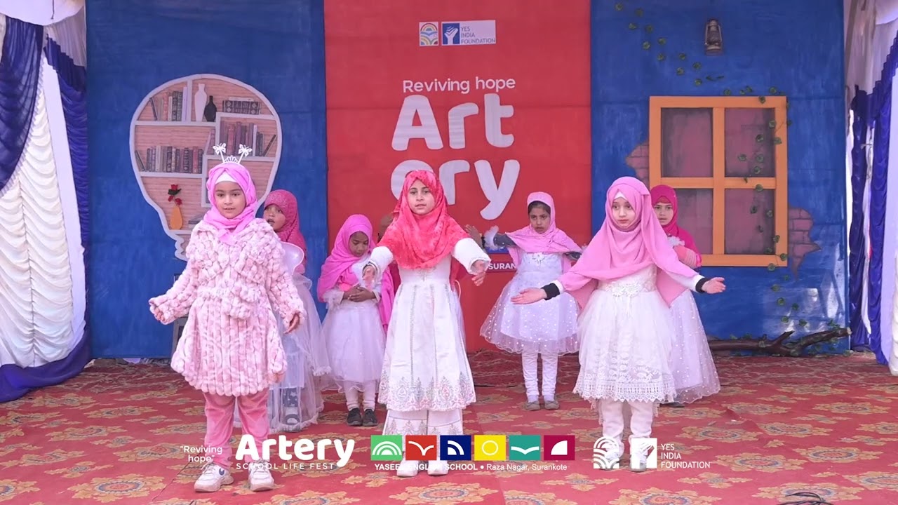 1A GIRLS  Action Song | Artery 25 | Yaseen English School Surankote