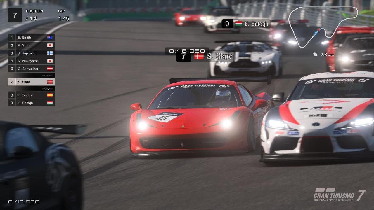 GT7 High Speed Ring Cup, Ferrari 458 Italia Gr.4