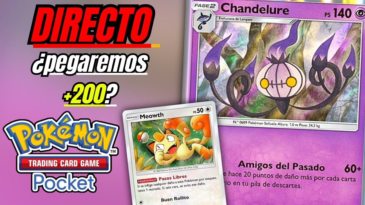 🕯️ ¡Chandelure en combate! ¿Vale la pena? – Pokémon TCG Pocket