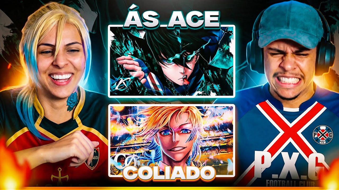 2 EM 1 COLIADO + ACE: Michael Kaiser + Itoshi Rin (Blue Lock) | [Casal Jounin React] 🔥