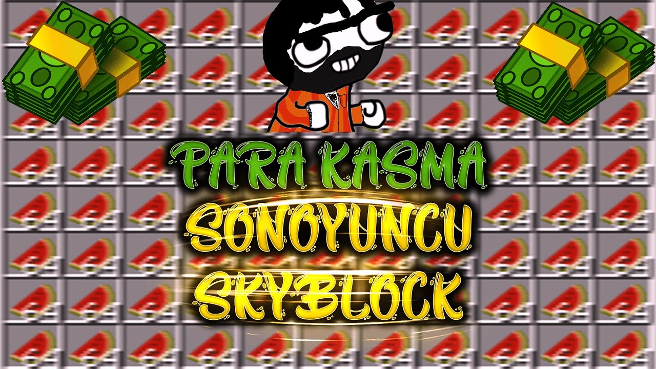 Minecraft Sonoyuncu Skyblock Otomatik Karpuz Sistemi 