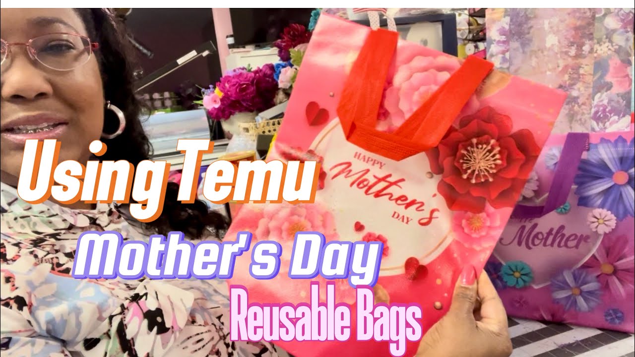 DIY gift using reusable bags from Temu