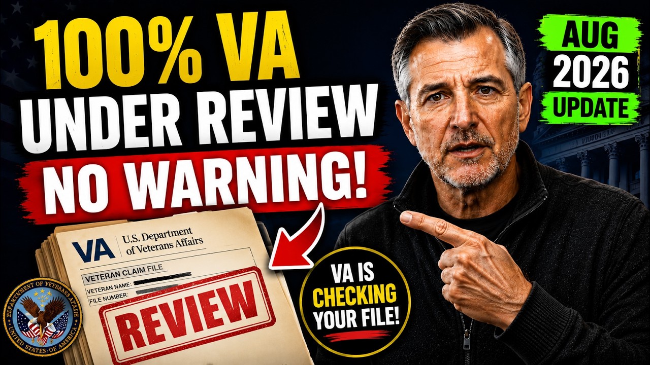 💥 BAD NEWS FOR 100% DISABLED VETERANS &mdash; VA Is Reviewing Files Without Warning
