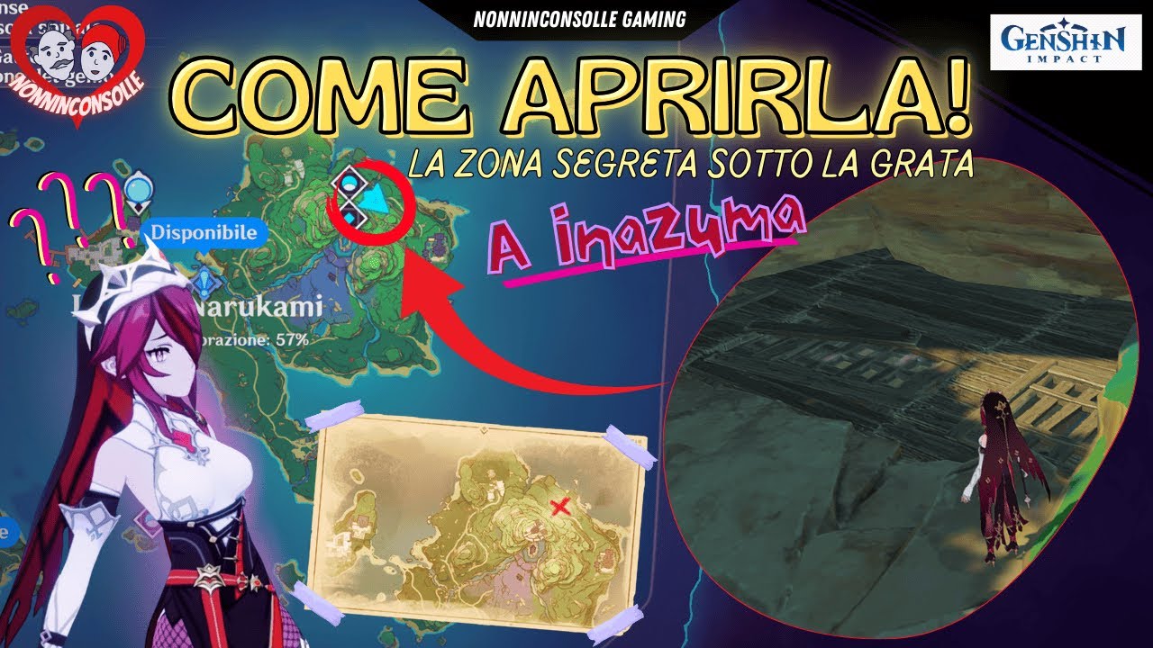 I segreti dei biglietti della fortuna e aprire la zona nascosta a Inazuma - Genshin Impact ita