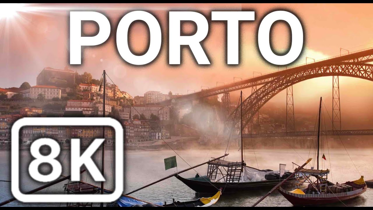 Amazing Full Porto 8K Video HDR Dolby Vision 🌇 | Full City & Beaches Ultra HD 60fps