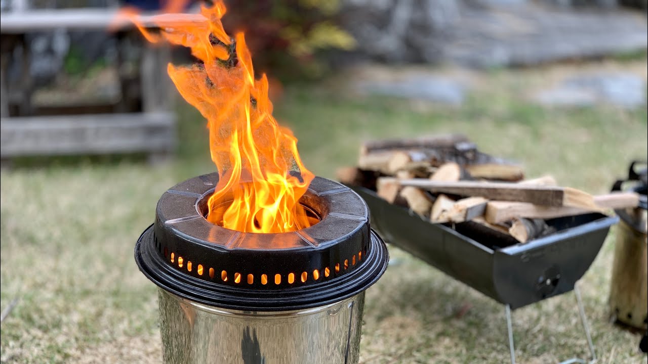 Самодельная дровяная газовая печь типа Solo Stove для кемпинга - Вторичное сгорание Часть-3