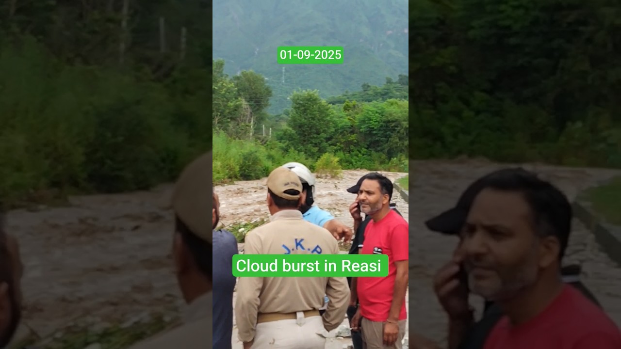 cloudburst in Reasi#cloudburst #reasijknews #viral