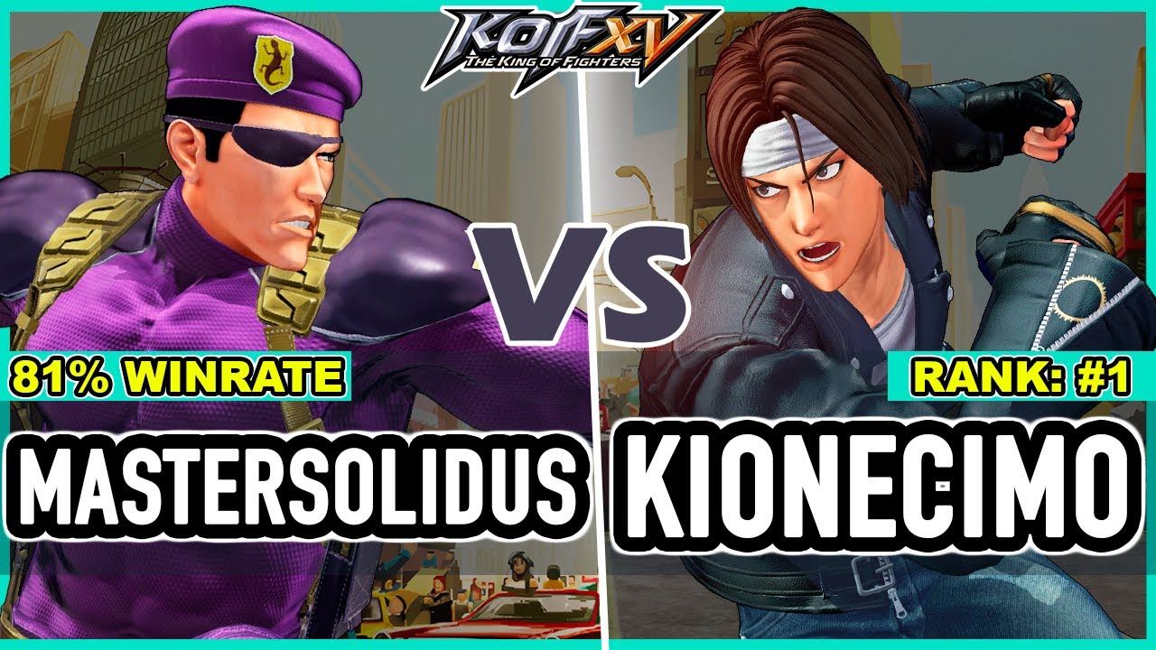 KOF XV 🔥 Mastersolidus (Heidern/Ralf/Clark) vs Kionecimo (Kyo/Iori/Clark)