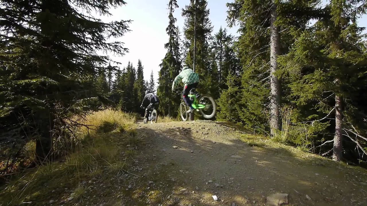 The end of Hafjell Bike Park 2011