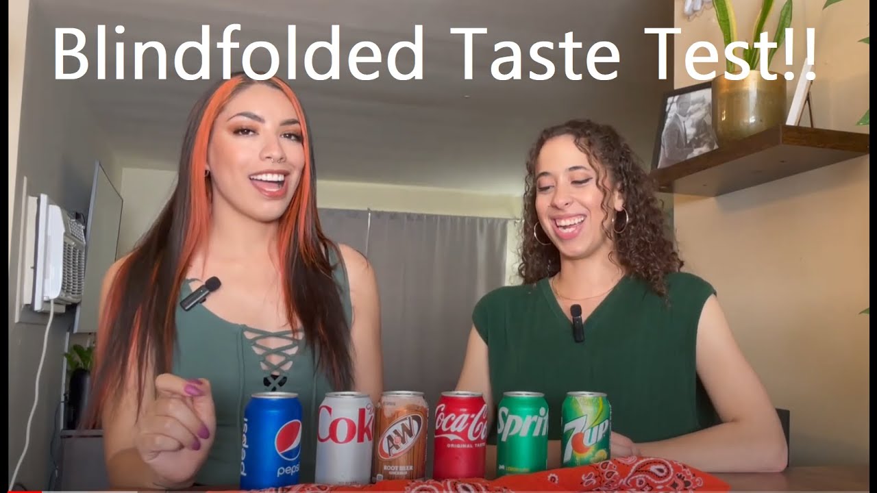Best Friends Try Blindfolded Soda Taste Test!