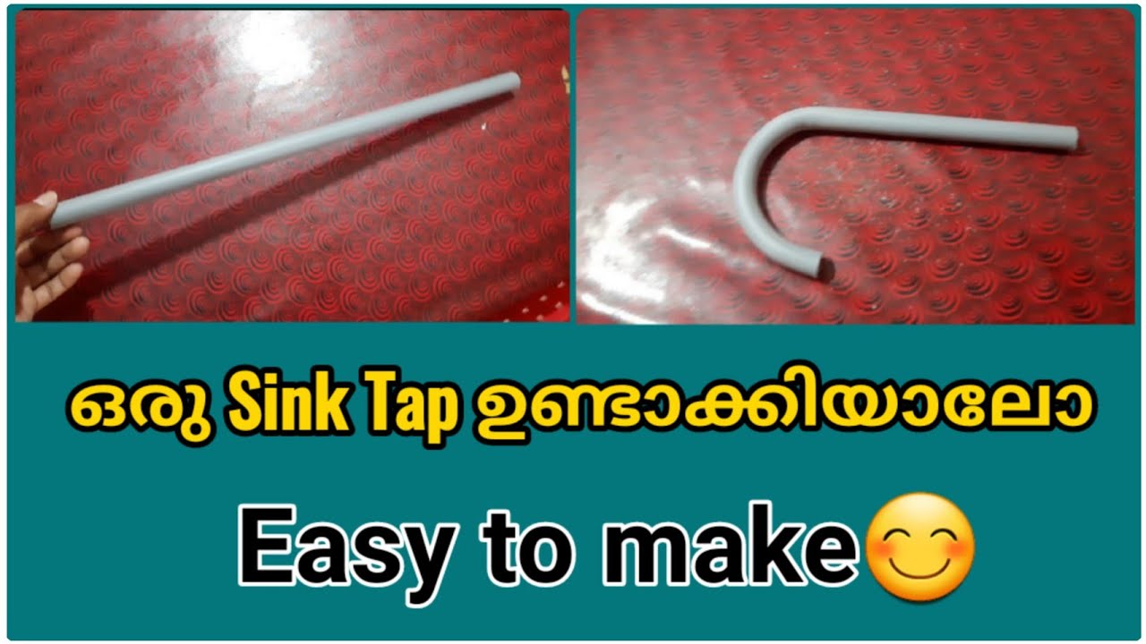 How to make sink tap at home.||kitchen tap making.Plumbing trick