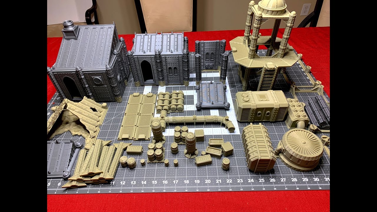 Kickstarter Showcase:  Sector Corvus Prime: Modular 3D Printable Sci-fi Terrain