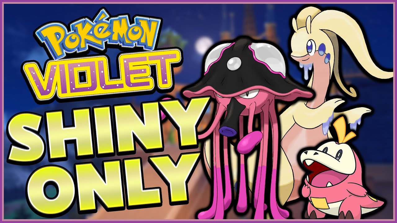 Pokemon Violet but I can Only use SHINIES
