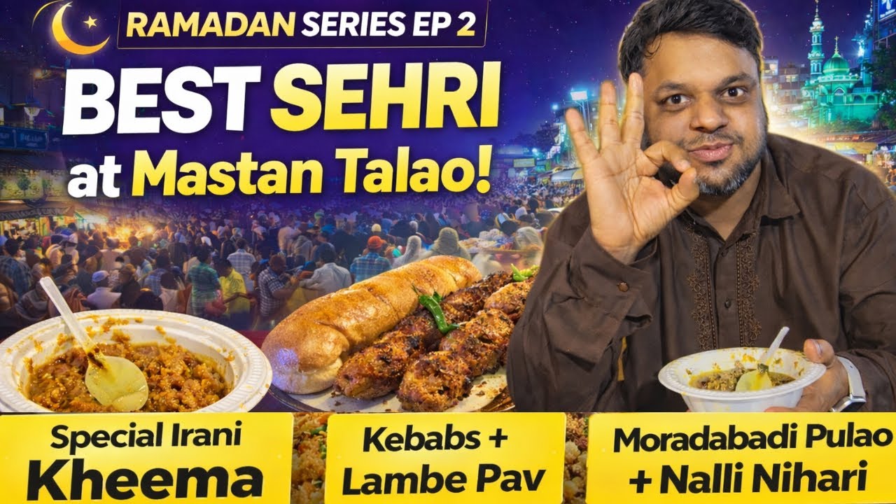 Best Sehri Under ₹70 in Mumbai? 😳 Irshad’s Mastan Talao🔥 Nagpada | Ramadan Episode - 02 | Best Sehri