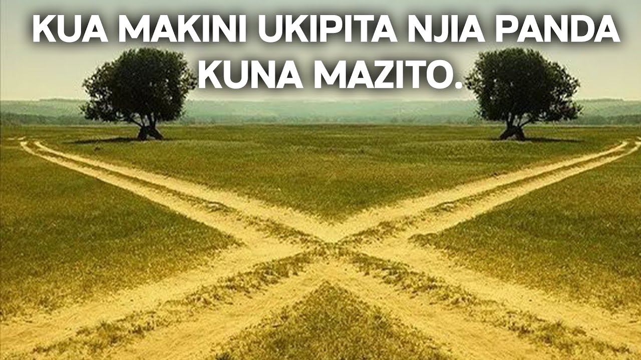 Usiokote wala Kuondoa Kitu Njia Panda Na Hii Ndio Sababu.