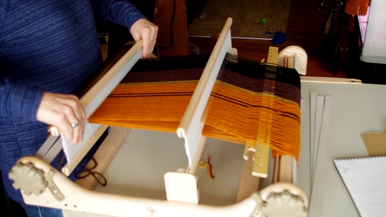 Weave Double width rigid heddle loom