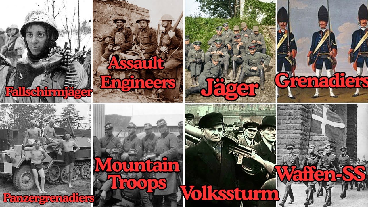 8 Types of German Infantry RANKED - #3 Lost 4,000 Men in ONE Battle