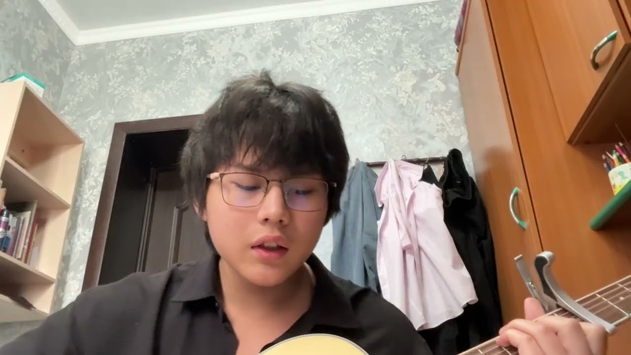 Singing a Russian song