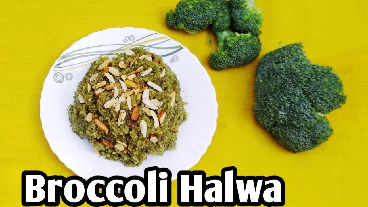 Broccoli Halwa/Easy and healthy dessert recipe/Broccoli recipes/Instant halwa