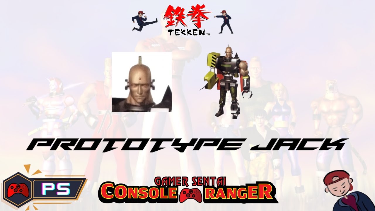 TEKKEN 1 - Prototype - Jack [Arcade Mode] - [Tekken Project] [No Commentary]