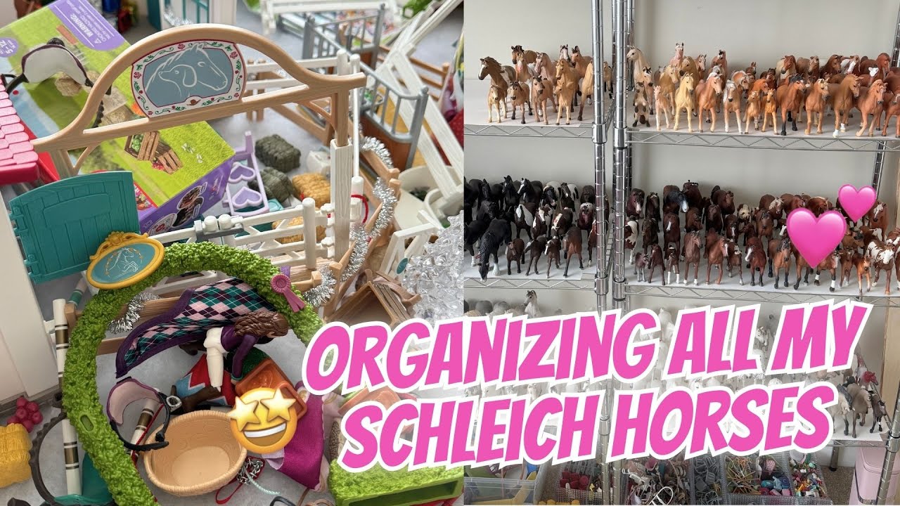 Организовать ВСЕХ моих лошадей Schleich?!?! ✨💕😱 200+