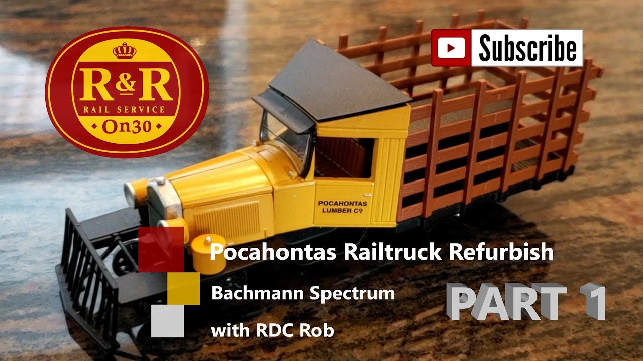 On30 Bachmann Pocohontas Lumber Railtruck Refurbish - Part 1