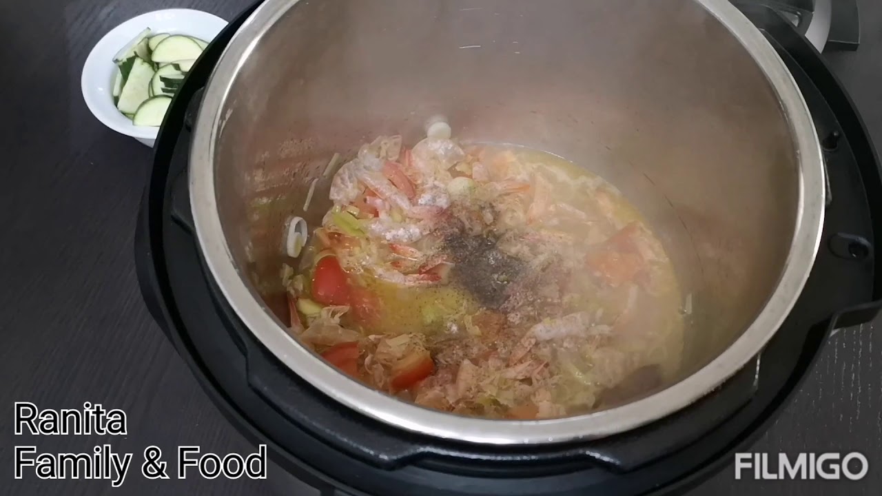 INSTANT POT - RISOTTO CON GAMBERI E ZUCCHINE