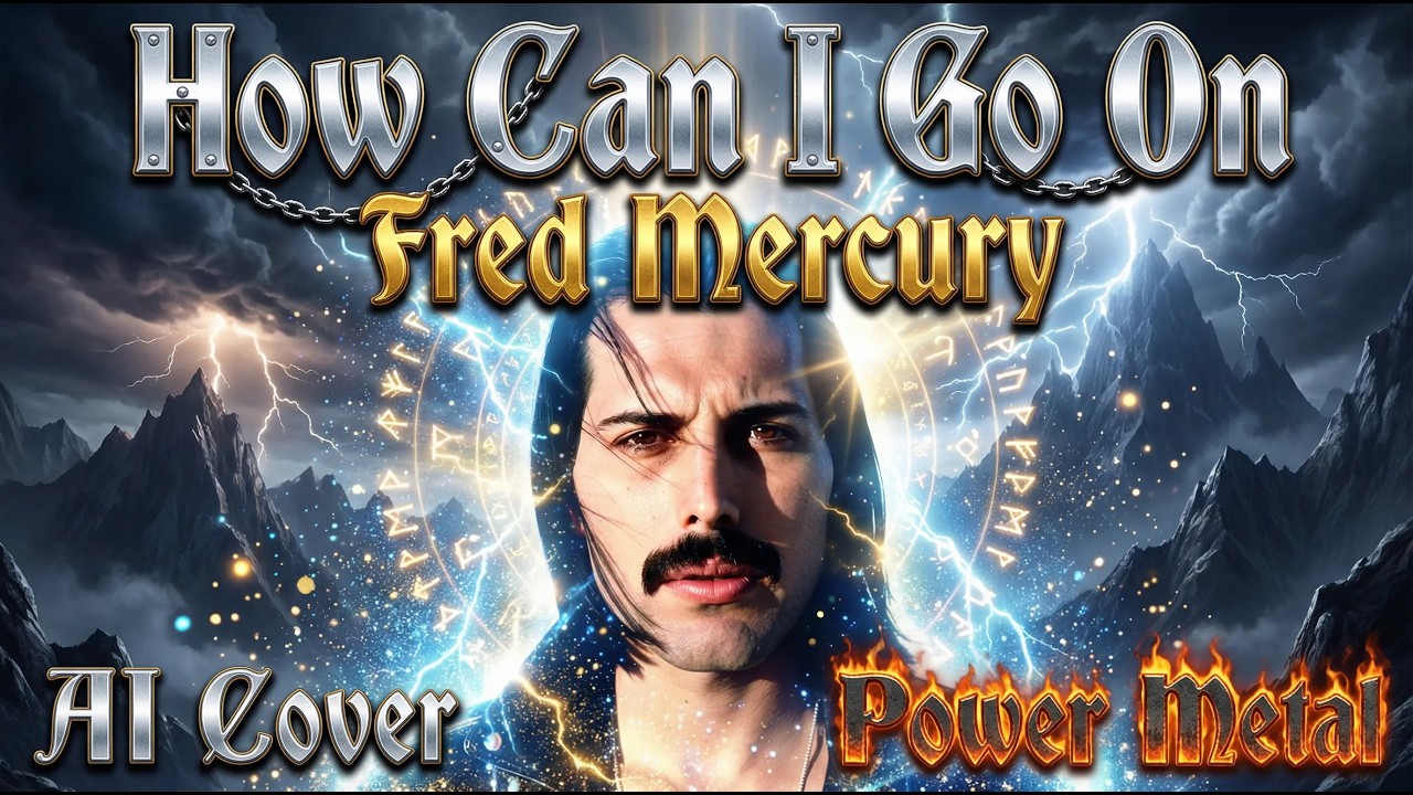 VALYR IA SONGS - How Can I Go On / Freddie Mercury / Montserrat C. (AI Cover Version) - Power Metal