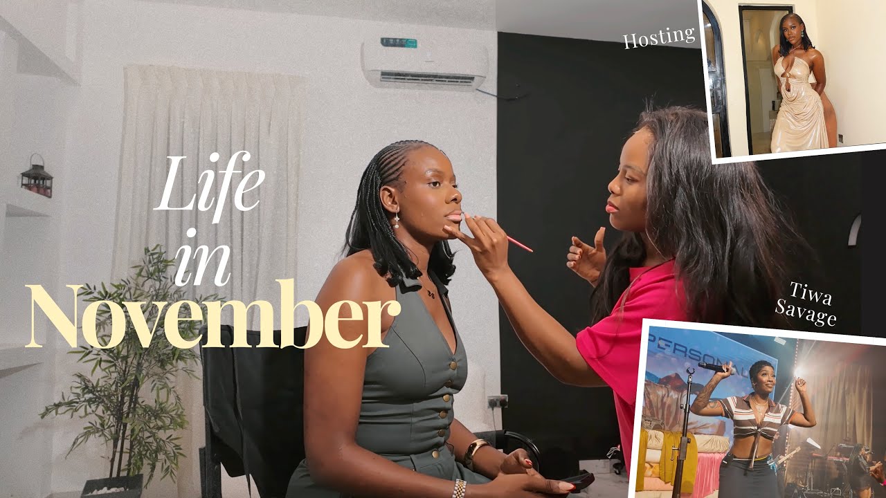 НОЯБРЬСКИЙ ВЛОГ | Неделя в Лагосе: шопинг, концерт Tiwa Savage и мое ПЕРВОЕ мероприятие!