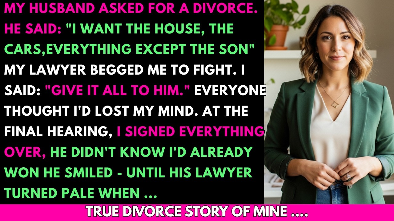 My Husband Took Everything in the Divorce — He Had No Idea What He Was Really Taking and...