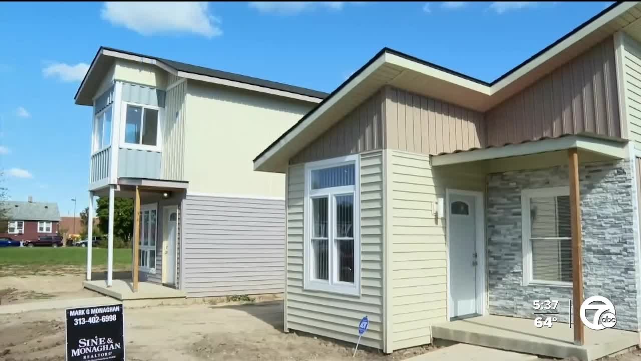 East side Detroit neighborhood transformed by innovative shipping container homes