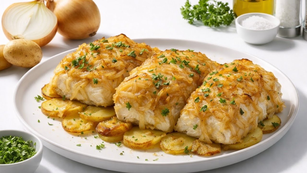BACALAO AL ESTILO PORTUGUÉS. Delicioso, jugoso y con un sabor increíble. SEMANA SANTA #LoliDomínguez