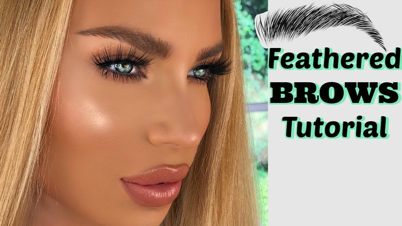 FEATHERED BROWS- UPDATED EYEBROW ROUTINE | Nikki French