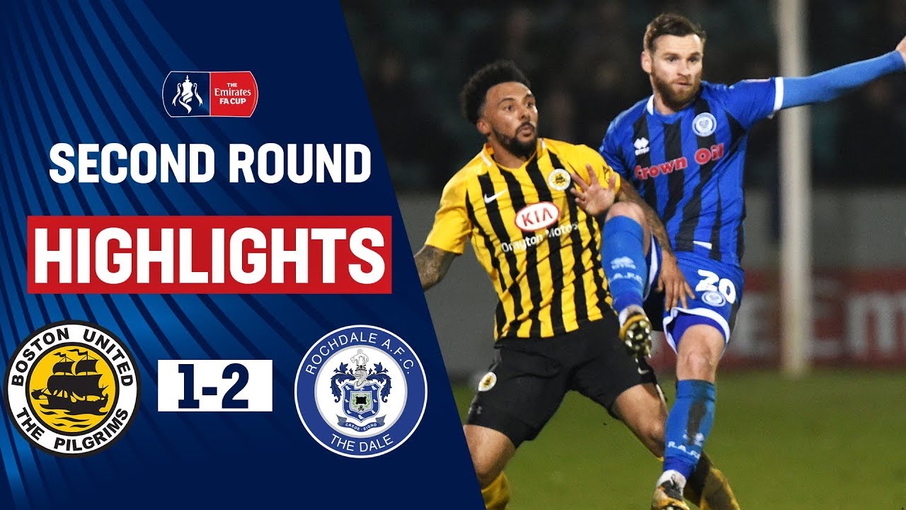 Morley Penalty Seals Third Round Spot | Boston United 1-2 Rochdale | Emirates FA Cup 19/20