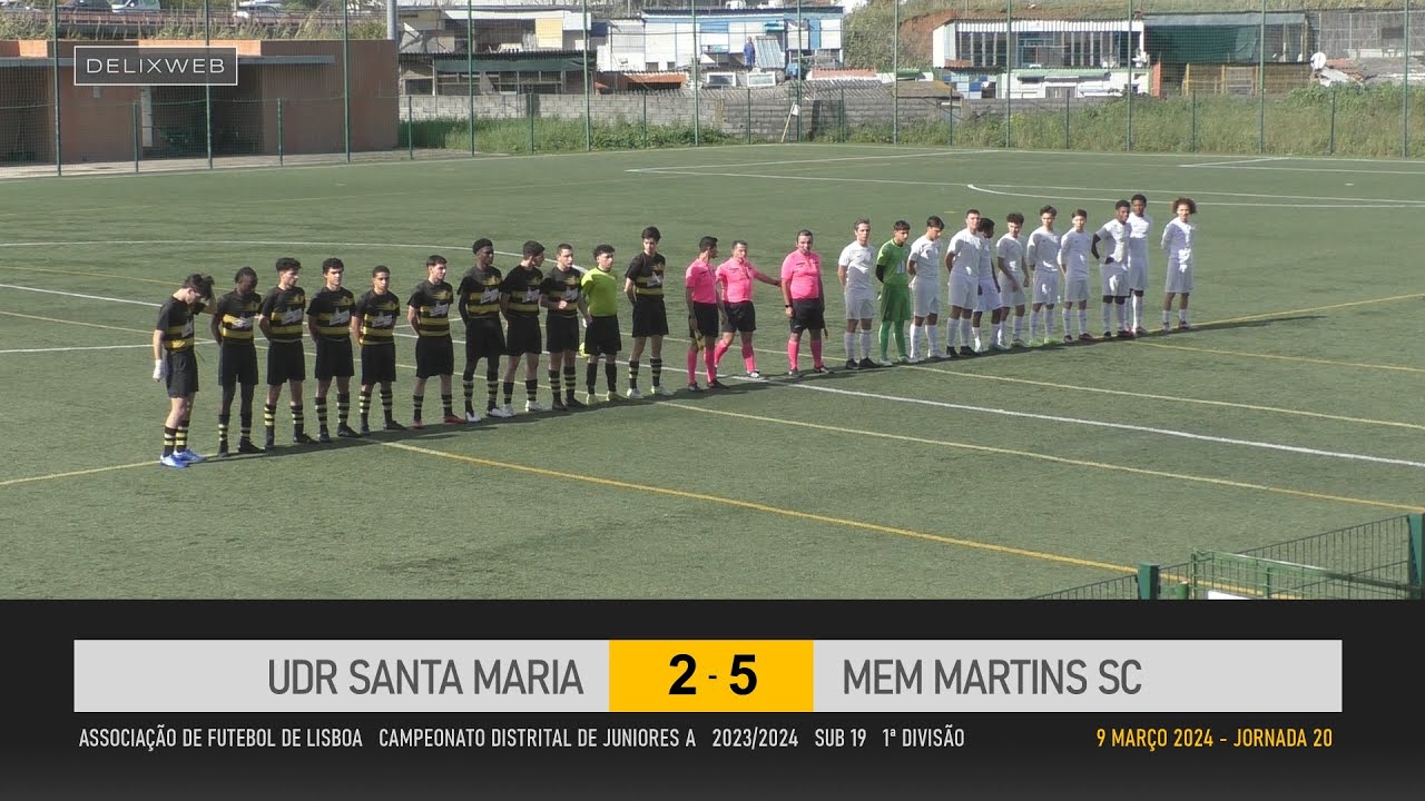 UDR Santa Maria (2-5) Mem Martins [SUB19 J20]