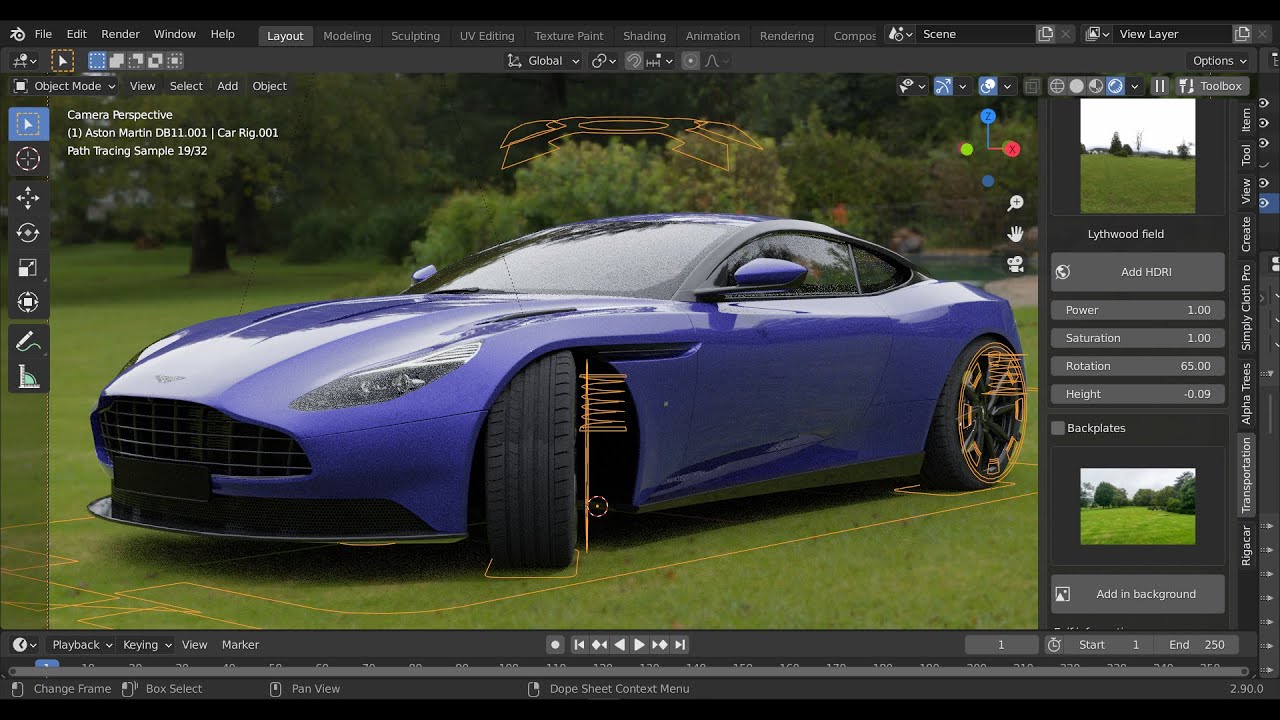BLENDER 2.9x -TRANSPORTATION ADDON V2 - [Create Animatable Cars In Two Clicks]