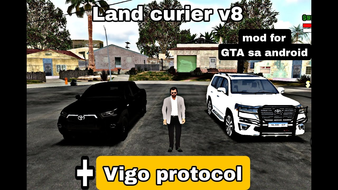 land curier v8  +Vigo protocol mod GTA sa android