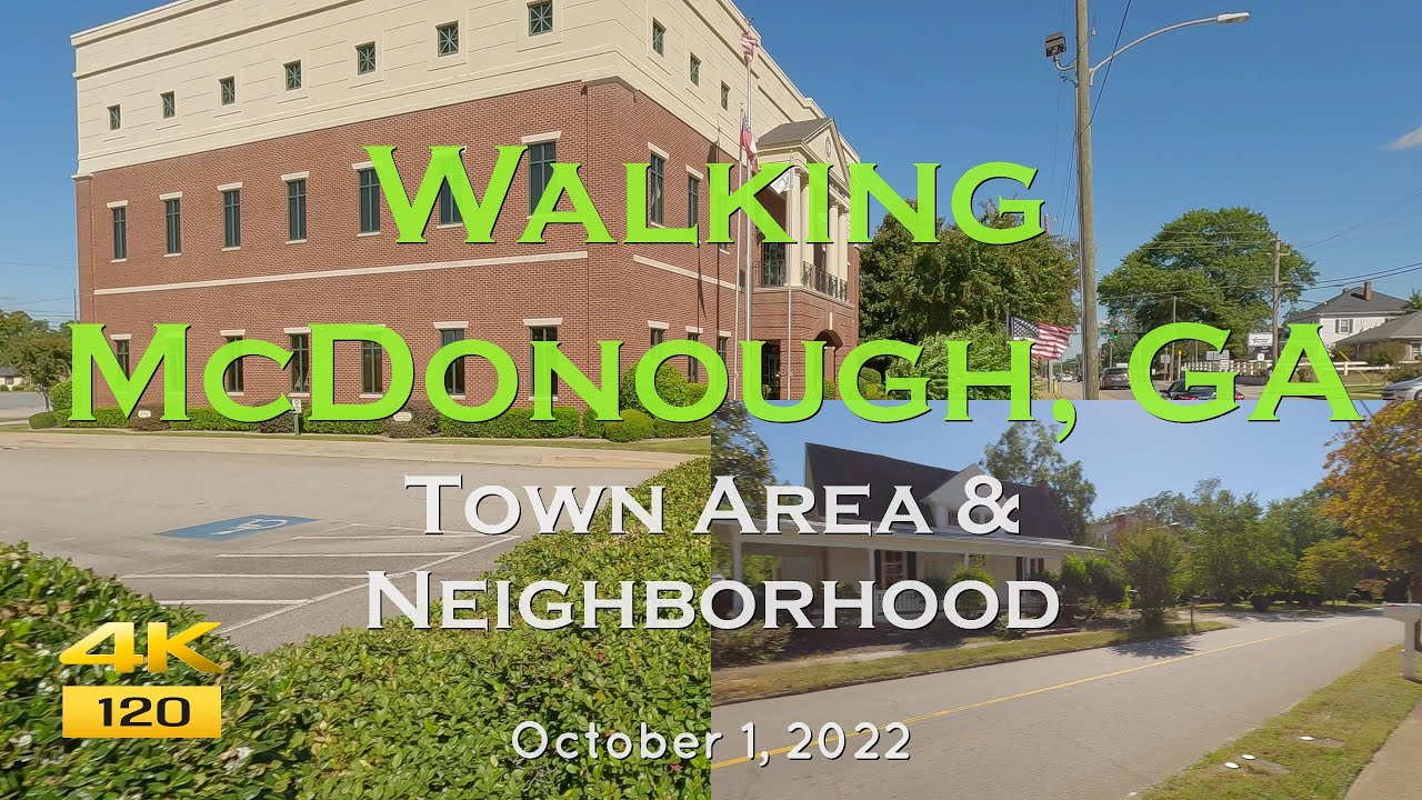 Town Area & Neighborhood Walkthrough | McDonough, GA (October 2022) #mcdonough #henrycounty