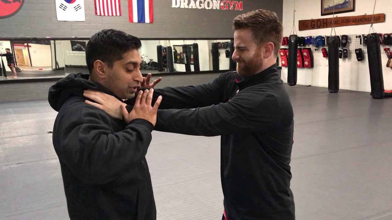 Martial Arts Basics: How to Escape a double choke from the f